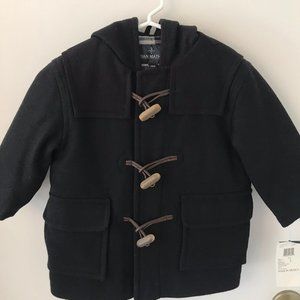 Brian Mathews Navy Pea Coat: NEVER WORN Size 2